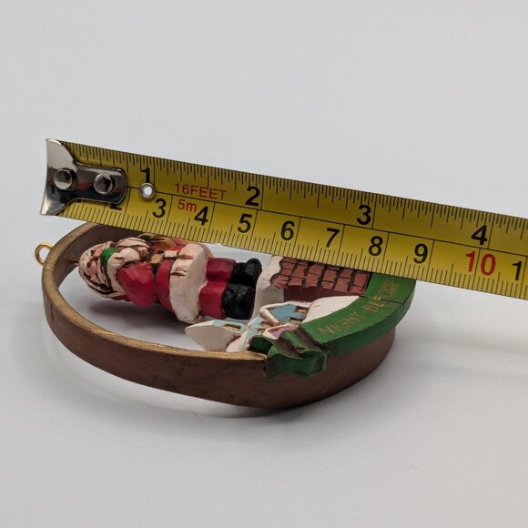Hallmark Keepsake Night Before Christmas 1991 Twirl About Vintage Santa Ornament - Picture 3 of 4
